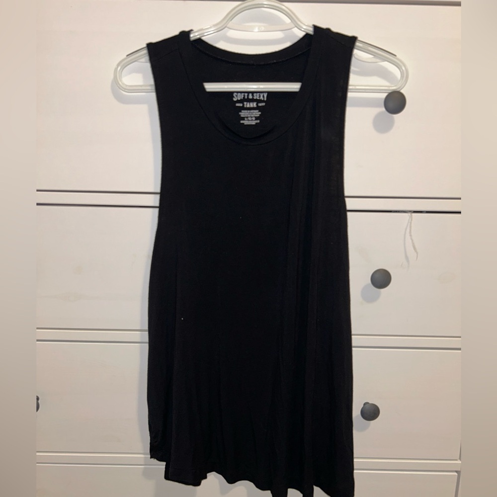 American Eagle Soft and Sexy Black Tank Top